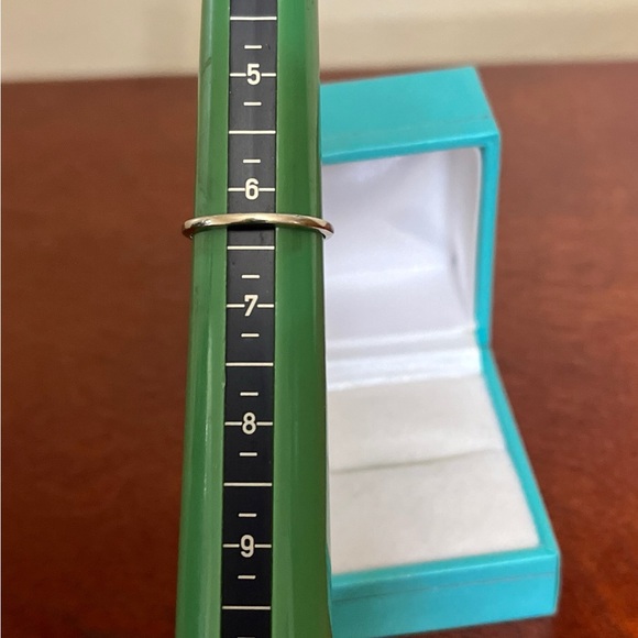 Vintage 14k white gold star blue sapphire ring size 6.25 - Picture 8 of 8